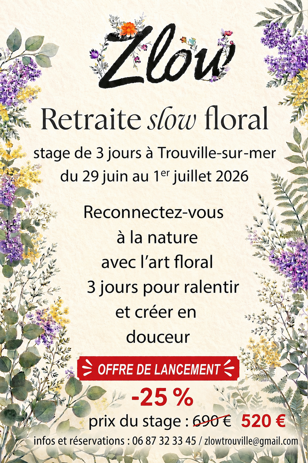 programme stage art floral