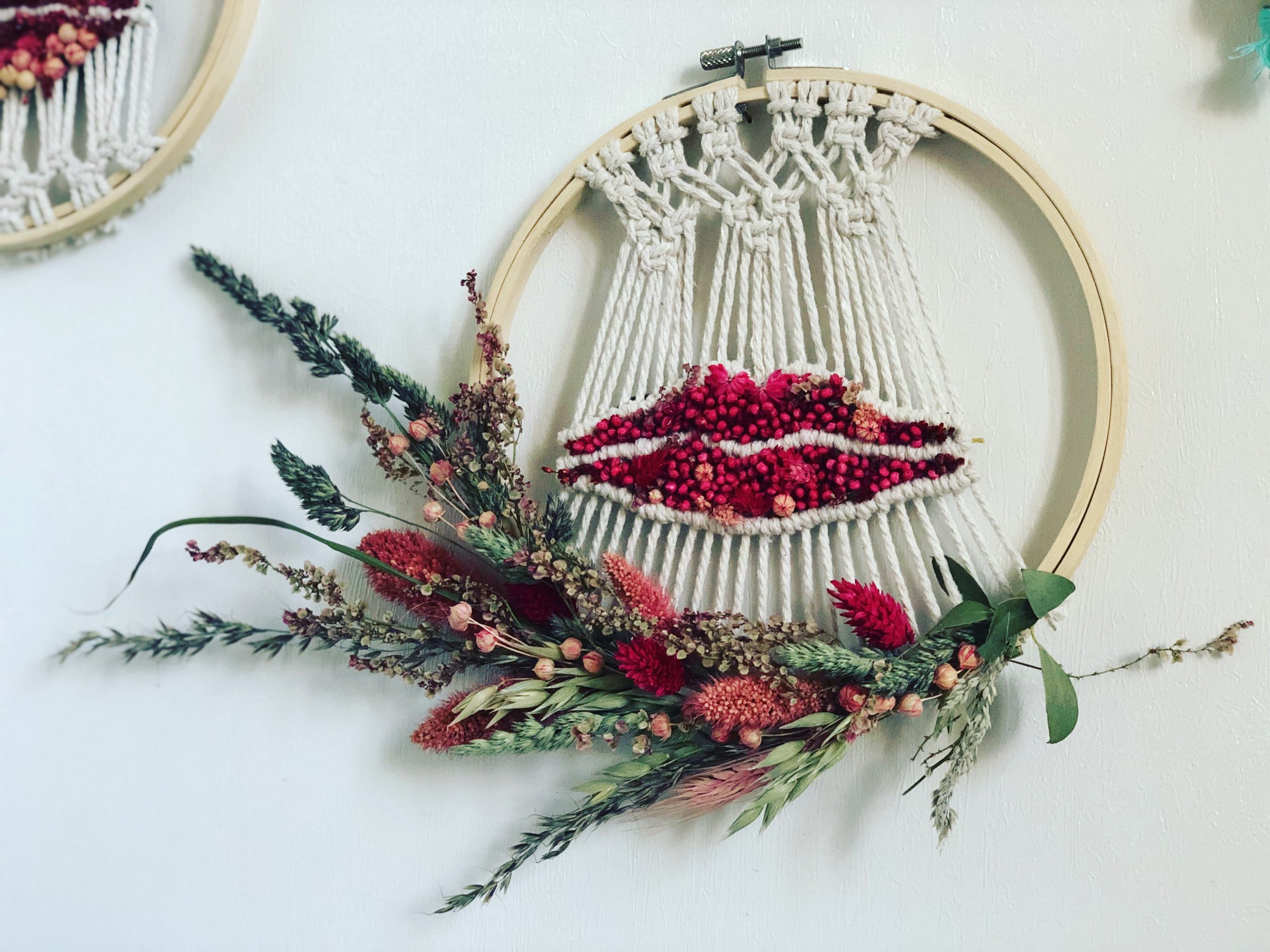 Couronne baiser fleuri Couronne baiser fleuri