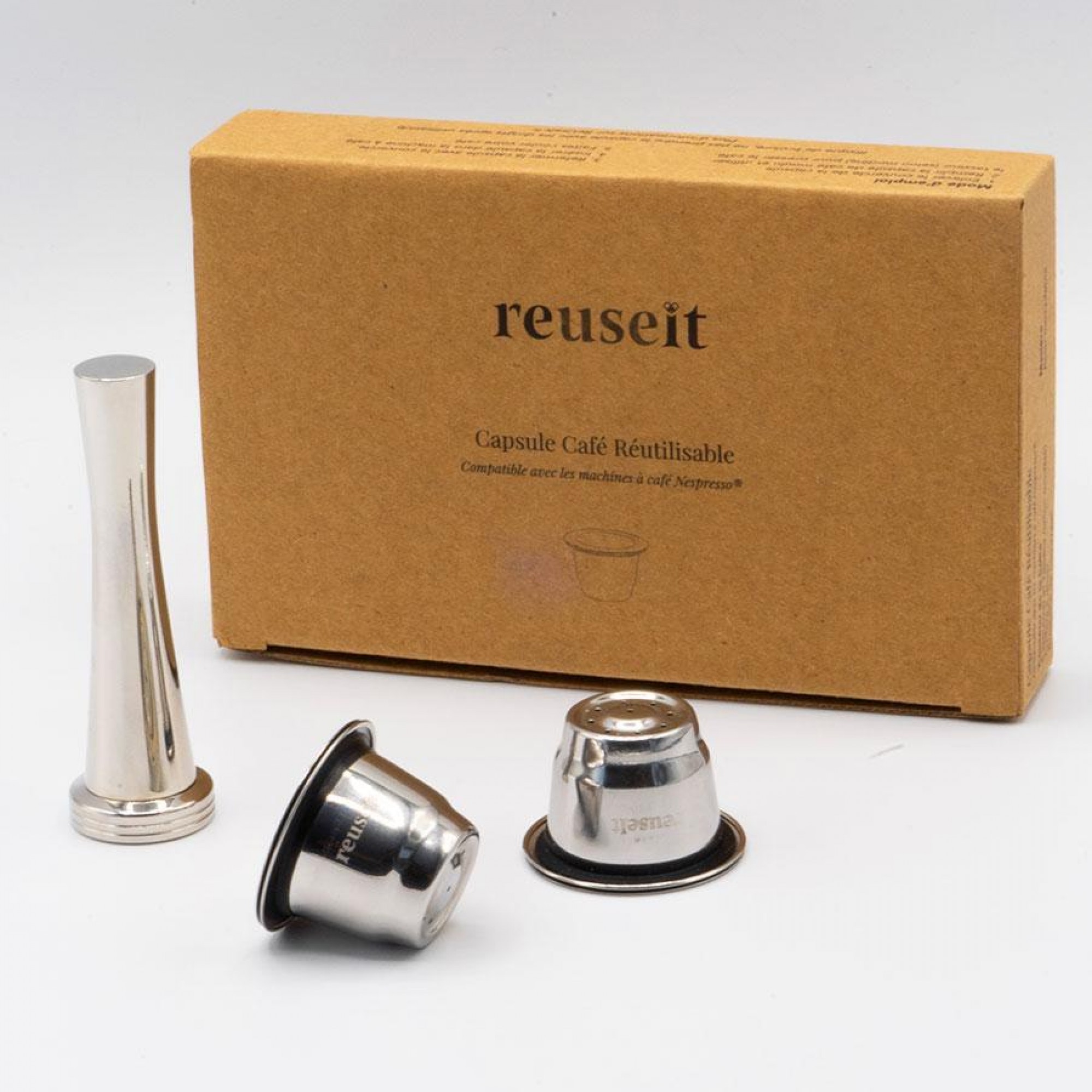 Un duo réutilisable pour une NESPRESSO® zéro déchets ! Un duo réutilisable pour une NESPRESSO® zéro déchets !